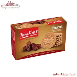 بیسکویت جو با شهد خرما و جوانه گندم فراکام (کوچک)