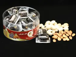بسته بندی طلقی خرما  قرصی سدنا مضافتی - بادام
