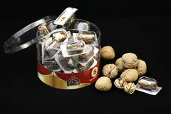 بسته بندی طلقی خرما تکعددی قرصی سدنا پیارم مغزدار گردویی