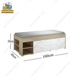 جاکفشی نیمکت دار کد JKP99