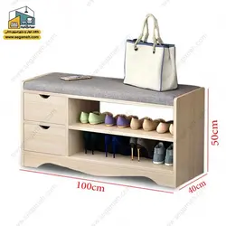 جاکفشی نیمکت دار کد JKP119