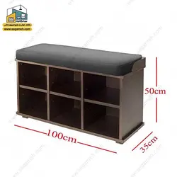 جاکفشی نیمکت دار کد JKP136