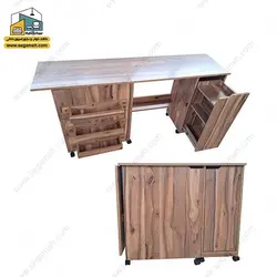 میز چرخ خیاطی کد DQP07