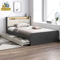 تخت خواب یک نفره BSP68 - فروشگاه سه گامه