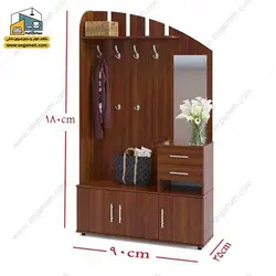 جاکفشی و جالباسی JKP141 - فروشگاه سه گامه