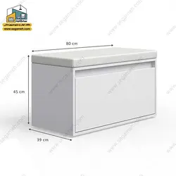 جاکفشی نیمکت دار JKP142 - فروشگاه سه گامه