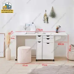 میز چرخ خیاطی کد DQP08