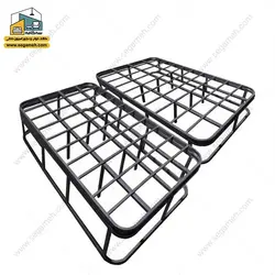 کفی تخت فلزی تمام کلاف دو نفره دو تکه - فروشگاه سه گامه