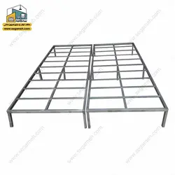 کفی تخت فلزی دو نفره دو تکه