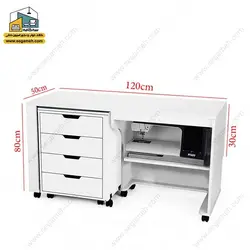 میز چرخ خیاطی DQP11