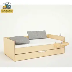 تخت خواب نوجوان کد BTP03
