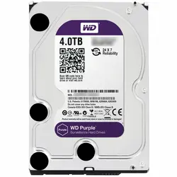 هارد دیسک اینترنال وسترن دیجیتال سری purple با ظرفیت 4 ترابایت