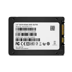 حافظه اس اس دی ADATA مدل SU750 با ظرفیت 512 گیگابایت