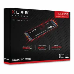 حافظه اس اس دی PNY مدل XLR8 CS3030 با ظرفیت 500 گیگابایت
