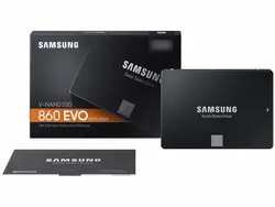 حافظه اس اس دی SAMSUNG مدل 860 EVO با ظرفیت 250 گیگابایت