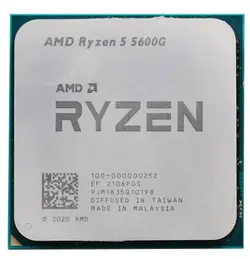 پردازنده AMD مدل RYZEN 5 5600G تری(بدون باکس و فن)