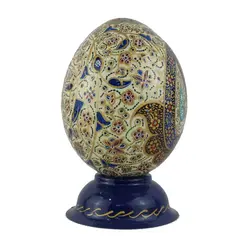 تخم شترمرغ تزئینی طرح ترمه