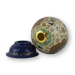 تخم شترمرغ تزئینی طرح ترمه