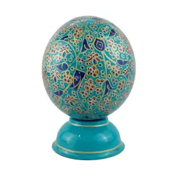 تخم شترمرغ تزئینی طرح ترمه