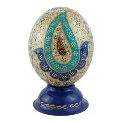 تخم شترمرغ تزئینی طرح ترمه