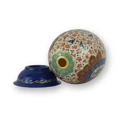 تخم شترمرغ تزئینی طرح ترمه