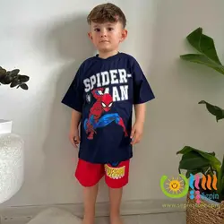 تیشرت و شلوارک پسرانه Spider Man
