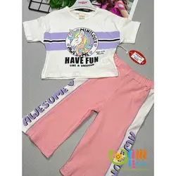 تیشرت کراپ و شلوارک