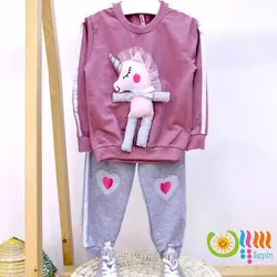 سویشرت و شلوار عروسکی پونی