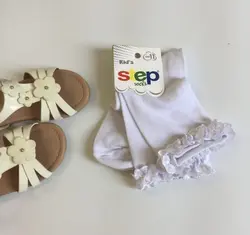 جوراب لبه روبان