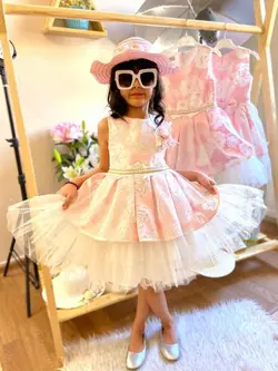 سارافون مجلسی بچگانه و کلاه سپینود