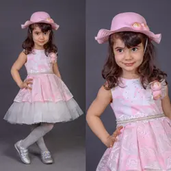 سارافون مجلسی بچگانه و کلاه سپینود