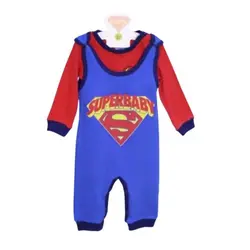 شلوار پیشبندی و بلوز سوپرمن