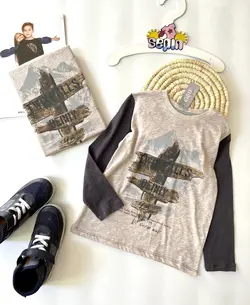 بلوز نخ پنبه پسرانه ترک