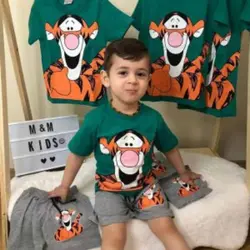 تیشرت و شلوارک ببری