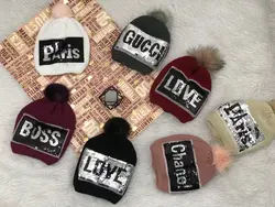 کلاه بافت پولکی کد 839