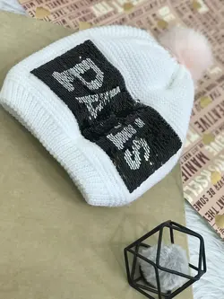 کلاه بافت پولکی کد 839