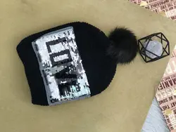 کلاه بافت پولکی کد 839