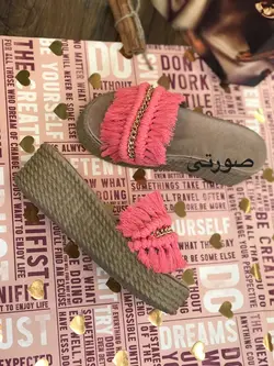 صندل لژدار مکرومه کد507