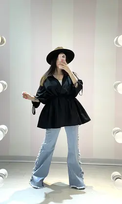 مانتو عروسکی کمرکش