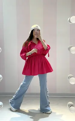 مانتو عروسکی کمرکش