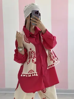 ست ۳تیکه خامه‌دوزی
