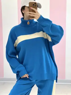 ست بافت بلوز وشلوار