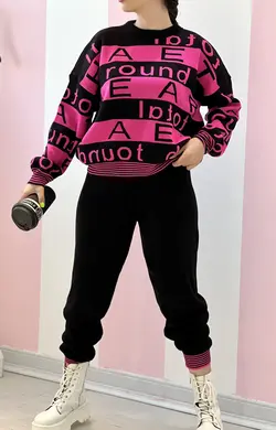 ست بافت نوشته دار