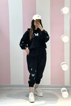 هودی شلوار پروانه