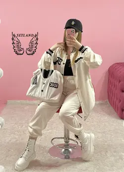 ۳تیکه(سویشرت،شلوار،کیف)