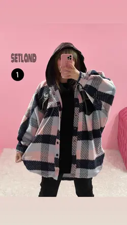 پالتو پشمی/چرم پانچ