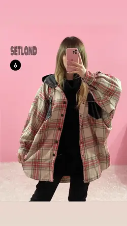 پالتو پشمی/چرم پانچ