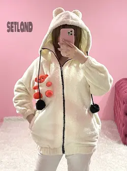 سویشرت تدی خرسی عروسکدار