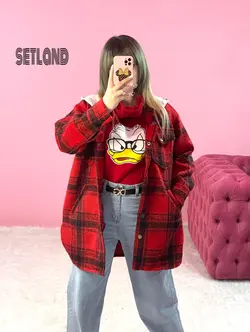 پالتو پشمی چهارخونه