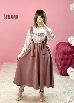 ست بلوز دامن moschino